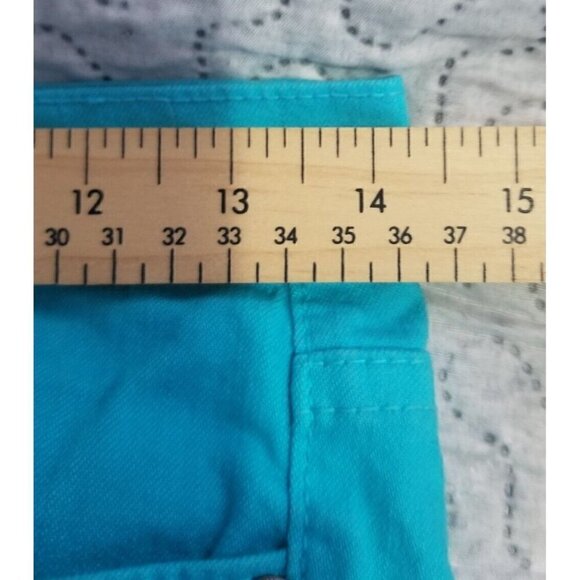 Judy Blue Colored Jeans Bright Blue Skinny Size 7 or 28 X 32 - Picture 6 of 9